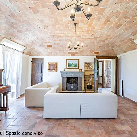 Hébergement de vacances Casa Di Nonna Ines 2 - Hideaway In Monferrato Con Vista Sulle Colline E Piscina Gabiano
